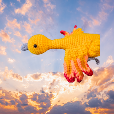 Crochet phoenix